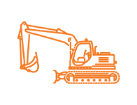 Digger Excavator Icon